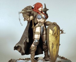 frank cho red sonja statue