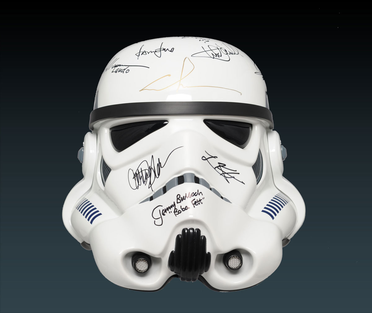 28 Days of Geek Giving: Signed Stormtrooper helmet — Major Spoilers