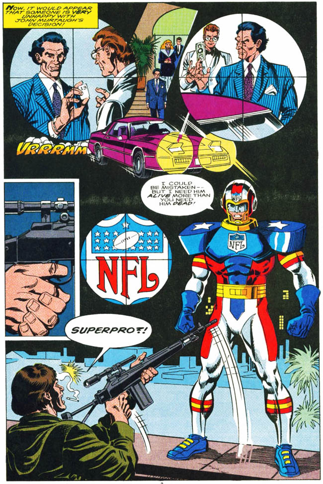 NFL SuperPro (1991) Super Bowl Special comic books