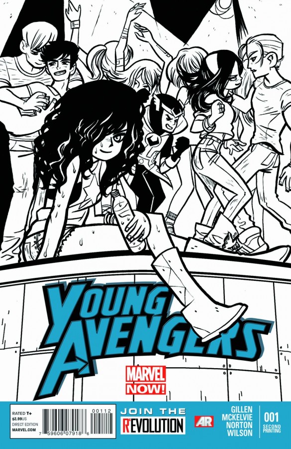 Young Avengers Reprint Cover