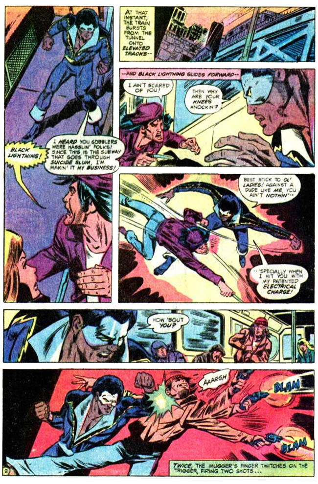 [O'Neil, Denny (w), Staton, Joe (p), & Chiaramonte, Frank (i).] "The De-volver!"  DC Comics Presents #16 (December 1979), p.5, DC Comics Inc.