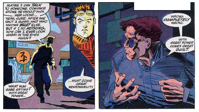[Isabella, Tony (w), Von Eeden, Trevor (p), and Springer, Frank (i).]  "Black Lightning!" Black Lightning #1 (April 1977), p.2, DC Comics Inc.