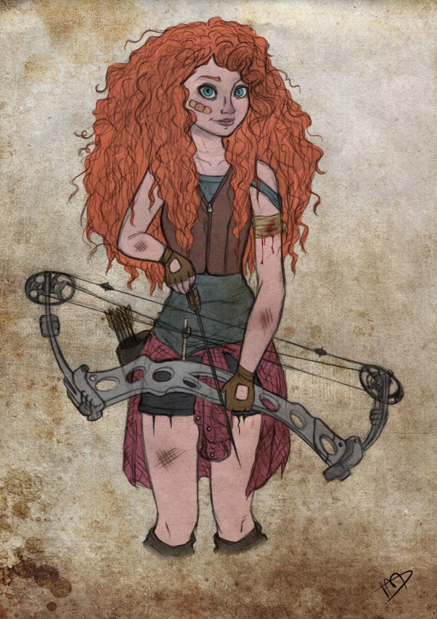 the_walking_disney___merida_by_kasami_sensei-d79q92u