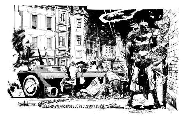 Batman, Harley Quinn, and The Joker by Sean Gordon Murphy.