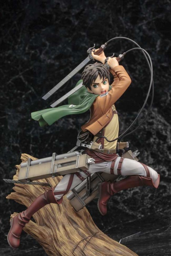 eren yeager titan statue