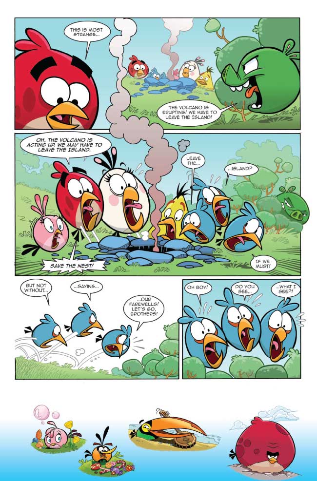 Angry Birds Facts • It's almost over on X: Fact #2683: In the Angry Birds  Comics #3 story Static Cling, Bubbles communicates in meeps and question  marks, whereas elsewhere in the