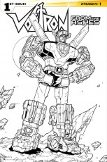 Voltron-From-The-Ashes-#1-Cover-B---Alex-Milne-B&W---Con-Exclusive