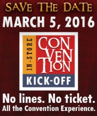 In-Store Convention Kick-Off, Superman, Neal Adams, Muhammad Ali, Harley Quinn, Gwenpool, Batroc the Leaper, Bruce Time, Batman, Animated Series, Civil War, Brian Bendis, Deadpool, Star Wars, Gotham, Jim Zub, Diamond, Previews, Tom King, Nightwing, Grayson, Suicide Squad, Jim Lee, DCYou, New 52, 