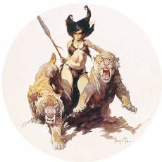 FRAZETTA-The-Huntress-+-C+curve4x6