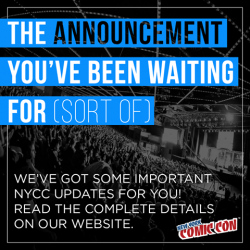 comics, conventions, NYCC, New York, Thursday, Friday, Saturday, Sunday, Javits Center, four-day pass, comic-con, fan, New York Comic Con
