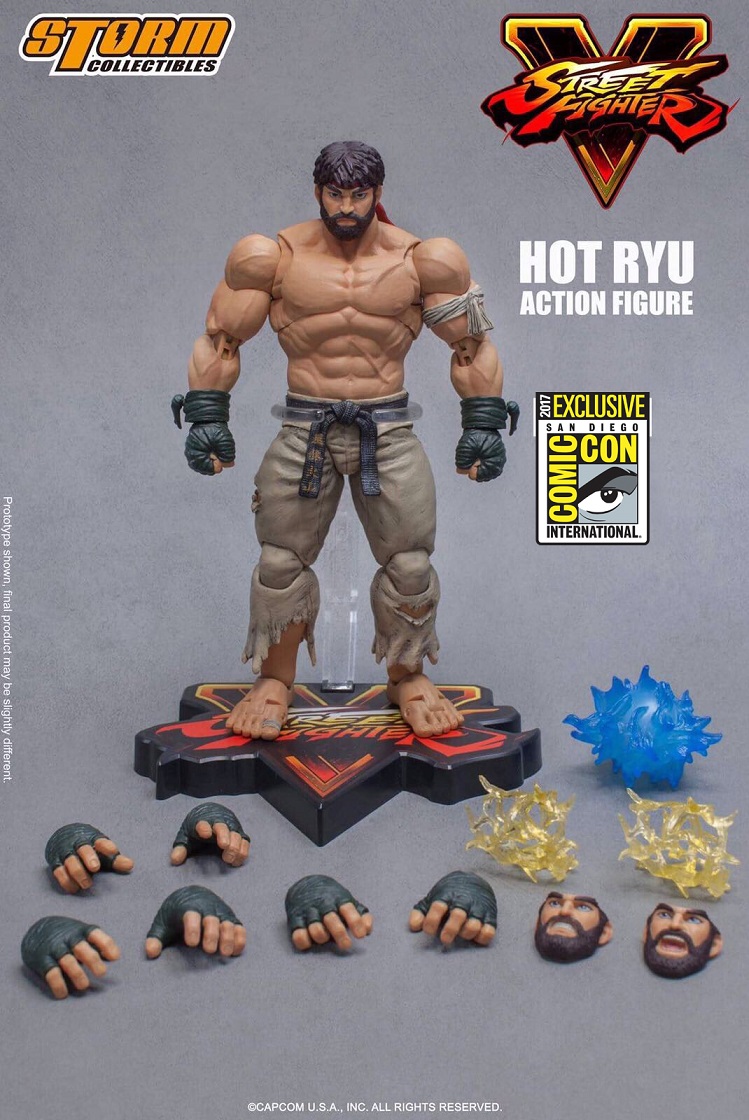 Street Fighter II - Bandai - Full Action Pose Figure - Ryu