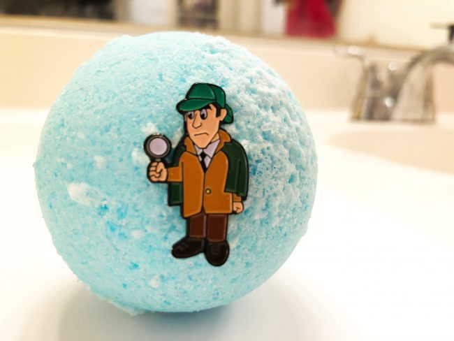 Sherlock: the Blue Carbuncle Bath Bomb