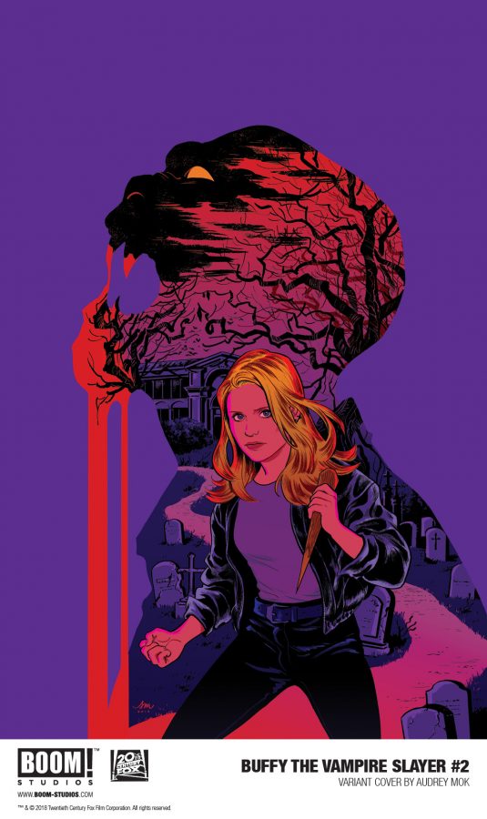 Buffy the Vampire Slayer #2 variant cover by Audrey Mok