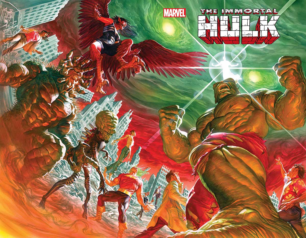 Giant Sized Immortal Hulk Wraps Ewing And Bennett Run Major