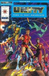 Dynamo, NoMan, Lightning, Raven, Undersea Agent, Menthor, T.H.U.N.D.E.R. (The Higher United Nations Defense Enforcement Reserves) Agents, Miss Victory, She Cat, Nightveil, Rio Rita, Synn, Tara, Rayda, Stardust, Colt, Firebeam, Ms. Victory, Dragonfly, Thunderfox, Femforce, Magnus, Robot Fighter; Doctor Solar, Man of the Atom; and Eternal Warrior, Valiant, Batman, Wolverine, Dark Claw, Super Soldier, Captain America, Superman, Iron Lantern, Iron Man, Green Lantern. Doctor Strangefate, Doctor Fate, Doctor Strange, Amazon, Storm, X-Men, Wonder Woman, Amalgam, Harbingers, Rai, X-O Manowar, Ninjak, Archer & Armstrong, Mighty Crusaders, Dark Circle, Black Hood, The Shield, The Comet, The Web, Steel Sterling, Firefly, Jaguar, Darkling, The Fly, Fly-Girl, !mpact Comics, DC, Space Ghost, Jonny Quest, Herculoids, the Mighty Mightor, Birdman, Galaxy Trio, Impossibles, Frankenstein, Jr., Hanna Barbera 