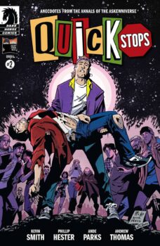 Did I ever tell you about my cousin Walter? Clerk meets Mallrat at a funeral for a legend. Your Major Spoilers review of Quick Stops #2 from Dark Horse Comics awaits!