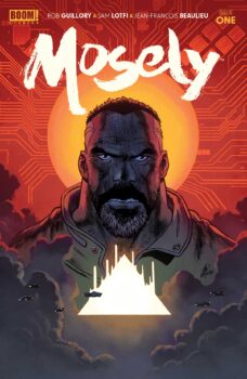 Once, Mosely was involved in training AI’s. Now they have taken over the world, and the world is not a better place. How does he acknowledge what he has done and find a new place for himself? Find out in Mosely #1 from BOOM! Studios.