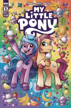 Discord is still on the loose, but the Mane 5 still have to go about their everyday business. Find out their next adventure in My Little Pony #8 by IDW Publishing! 