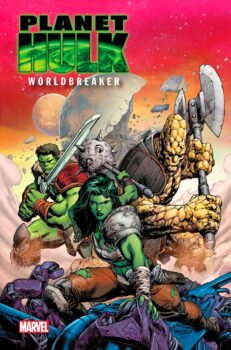 Amadeus Cho and Tala search for the She-Hulk. Find out if they can find Jen to save the Haargs before it is too late in Planet Hulk: Worldbreaker #3 by Marvel Comics! 