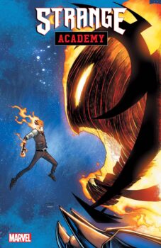 Emily Bright has taken her rebellion too far and enlisted a new ally, Dormammu! Find out if Strange Academy can handle the fight to come in Strange Academy: Finals #4 by Marvel Comics! 