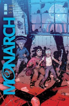 Travon has not had an easy life, but he tries to make the best of it. He still must deal with a gang that is hunting him, but how will things change when aliens invade Earth? Find out in Monarch #1 from Image Comics!