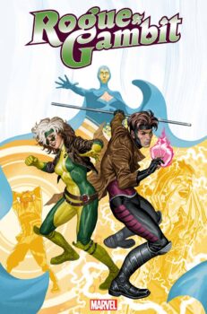 Rogue and Gambit work their hardest to help Krakoa. Even when they take a vacation, trouble is around the corner. Find out if they can get their Cajun Spice back in Rogue and Gambit #1 by Marvel Comics!