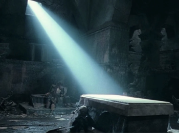 Balin's Tomb in The Lord of the Rings: The Fellowship of the Ring