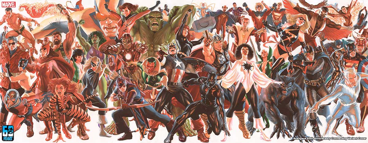 Marvel Celebrates Years Of The Avengers And X Men With Alex Ross