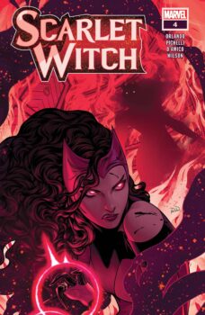 Darcy Lewis has a secret. And that secret may be the end of The Scarlet Witch! Your Major Spoilers review of The Scarlet Witch #4 from Marvel Comics awaits!