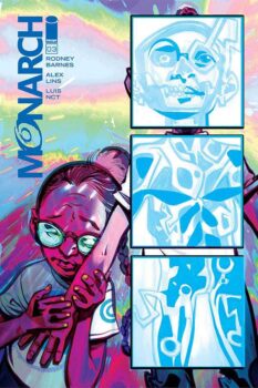 As an alien construct, Travon’s purpose was to gather information about Earth. But he also made connections with people. Do those still hold any meaning for him? Find out in Monarch #3 from Image Comics!