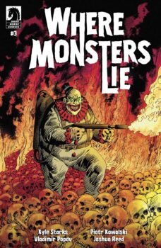 In a battle of cops vs. slashers, plainly the slashers will win. But who can face down an army of slashers in their home neighborhood? Find out in Where Monsters Lie #3 from Dark Horse Comics!