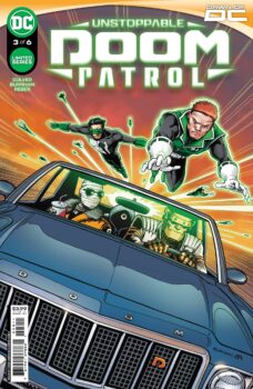Cliff Steele. Robotman. Former Professional Racecar Driver. He'd have no problem evading the police... if they weren't from space! Your Major Spoilers review of Unstoppable Doom Patrol #3 from DC Comics awaits!