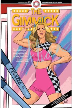 All his life, Shane Bryant has had a secret, he's superhumanly strong. Of course, now that he accidentally killed a man on live television, it's less a secret, and more a target on his back. Your Major Spoilers review of The Gimmick #5 from AHOY Comics awaits!