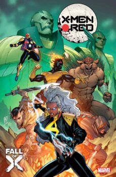 Arakko is in the midst of a civil war! As Krakoa contends with its own crisis, Storm leads the Brotherhood of Arakko against Genesis, who advocates for the old ways. Discover more in X-Men Red #14 by Marvel Comics! 