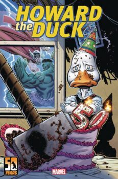 Howard The Duck and Tara Tam are back! But where in the multiverse have they ended up this time? Your Major Spoilers review of Howard The Duck #1 from Marvel Comics awaits!