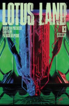 The official story is that Strikman killed Parker and Lundi. Strikman takes a chance to trust Wickstrom, and they look for the girl who shot Strikman. Where will this search take them? Find out in Lotus Land #3 from BOOM! Studios.