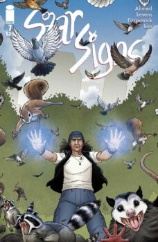 Libra tries to convince Leo that Mister Duke is a danger to them, but this does not stop them from tracking down the other Starsigns. Leo says she just wants to talk to them, but is that really the truth? Find out in Starsigns #7 from Image Comics!