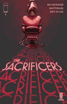 Pigeon and Soluna flee from the Caretaker, but while Pigeon wants to run, Soluna wants to beg her mother for help. When Luna does not respond, can the two of them work together to survive? Find out in The Sacrificers #6 from Image Comics!