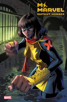 Ms. Marvel was once beloved by the people of Jersey City, but after joining the X-Men, that all changed. Find out if she can affect public opinion in Ms. Marvel: Mutant Menace #1 by Marvel Comics! 