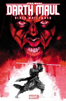 The mysterious warrior of Dathomir was Darth Sidious' apprentice long before the rise of Vader. Discover his journey in Star Wars: Darth Maul – Black, White, & Red #1 by Marvel Comics! 