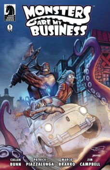 Monster hunting is tough work, but in the Floodlands, it does not pay well. The government, on the other hand, does pay in cash. But is there a catch? Find out in Monsters Are My Business #1 from Dark Horse!