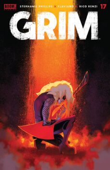 Jess makes her plans, but her friends must be ready to help. What can Eddie bring to the upcoming conflict? Find out in Grim #17 from BOOM! Studios.