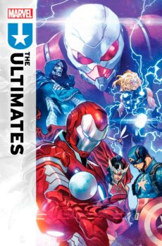 Iron Lad realized that the Maker influenced the world by ensuring heroes didn't exist. Now he works with Doom to try and make things right in The Ultimates #1 by Marvel Comics! 