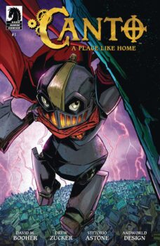 Canto braves the Emerald Tower once again to save his friends, trusting that his allies will reach New Arcana in time. But does the Shrouded Man have more tricks up his sleeve? Find out in Canto: A Place Like Home #1 from Dark Horse Comics!