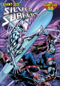 The first herald of Galactus meets the WORST herald of Galactus, and reality itself may hang in the balance. Your Major Spoilers review of Giant-Size Silver Surfer #1 from Marvel Comics awaits!