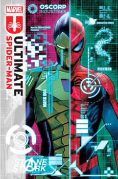 Peter and Harry learn more about their suits, just in time too, because Kingpin is setting plans into motion.  Your Major Spoilers review of Ultimate Spider-Man #7 from Marvel Comics, awaits!