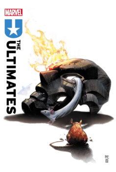 The Maker has forever scarred the world of Earth-6160, but that's nothing compared to what he did to Doom. Your Major Spoilers review of The Ultimates #4 from Marvel Comics awaits!