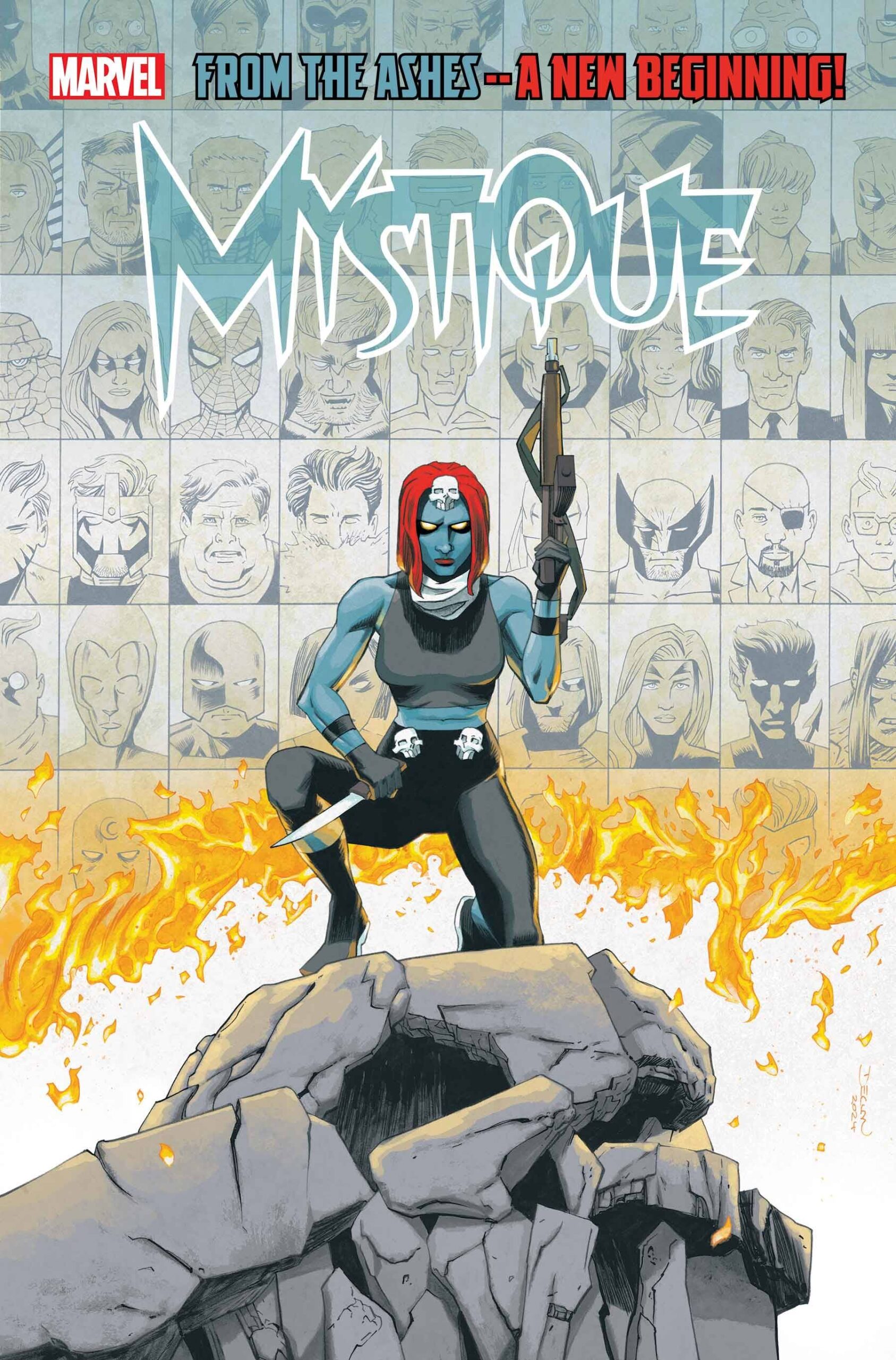 After the fall of Krakoa, mutantkind has gone their separate ways. But what path did Raven Darkholme choose? From the ashes, discover her journey in Mystique #1 by Marvel Comics! 