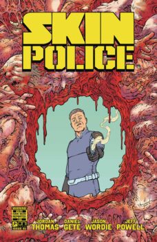 In a world where being a clone is considered a crime against nature, a dedicated police force has been established to track down these people. Your Major Spoilers review of Skin Police #1, awaits!