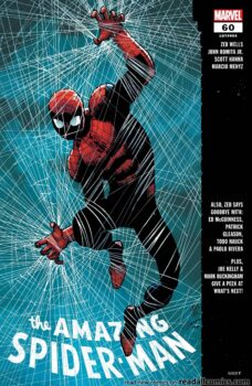 Spider-Man has kept Tombstone from murdering his own child, but that doesn't mean that they're on good terms, especially with Tombstone's trial reconvening. Your Major Spoilers review of The Amazing Spider-Man #60 from Marvel Comics awaits!